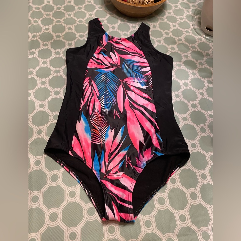 NWT Grace Karin Racerback Tropical 12Y Swimsuit